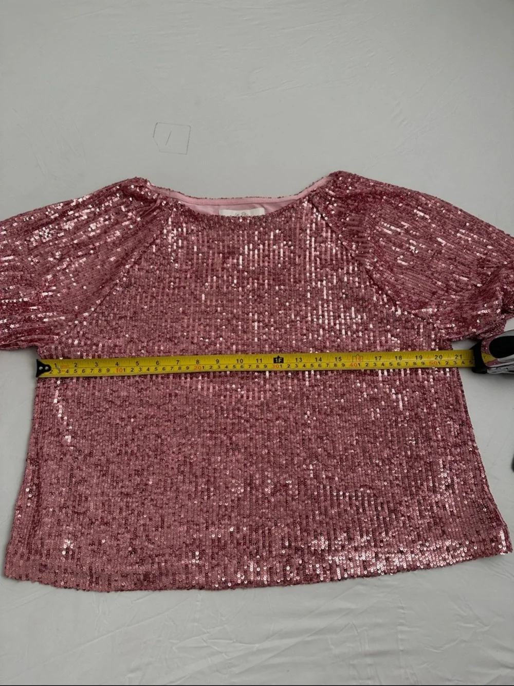 Lilly Pulitzer Cressida Conch Shell Pink Treasure sequin knit top - Picture 8 of 11